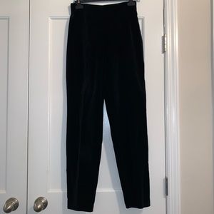 Black Velvet Pants